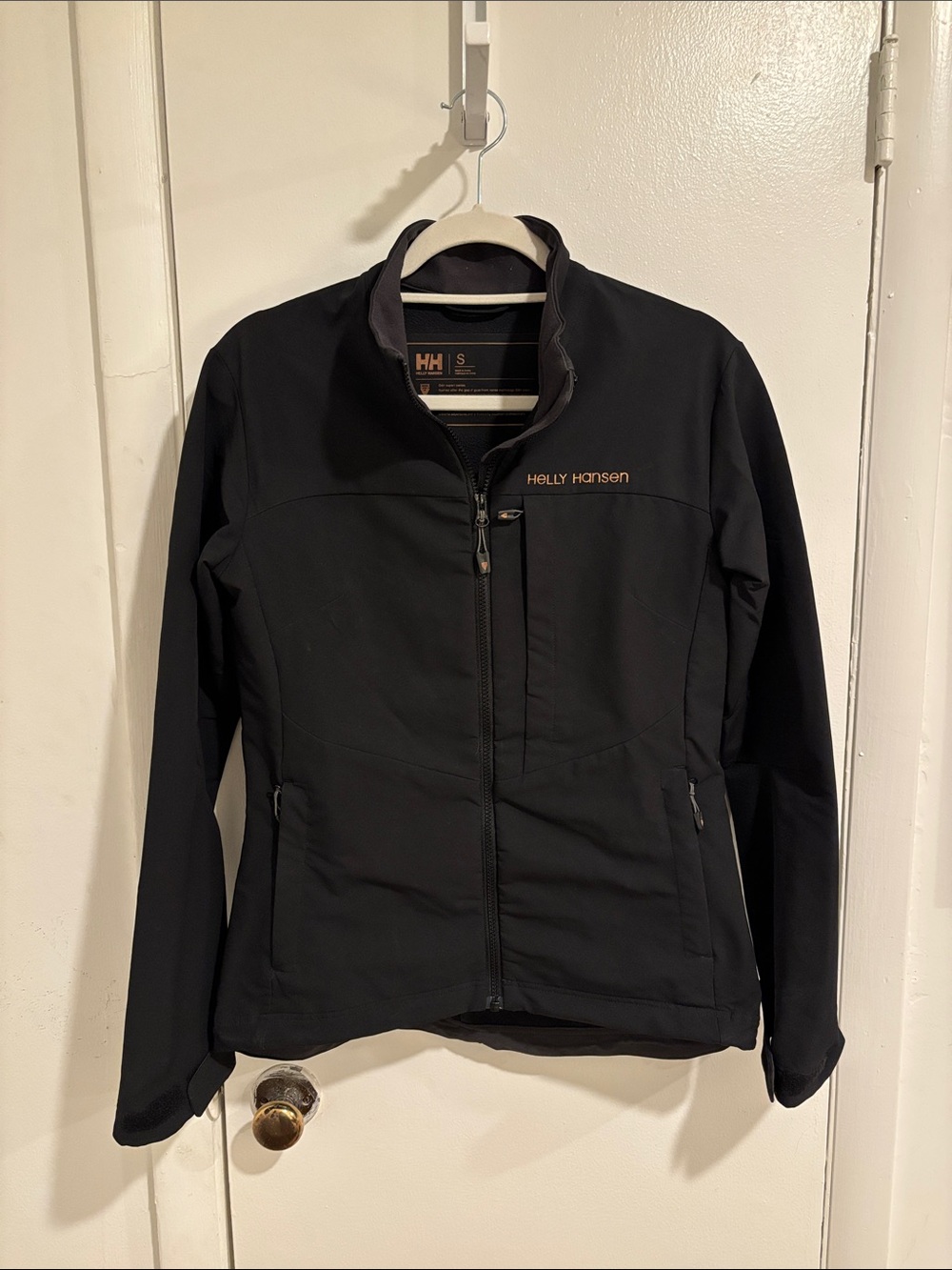 Helly Hansen Black Utility Softshell Jacket with Subtle Logo